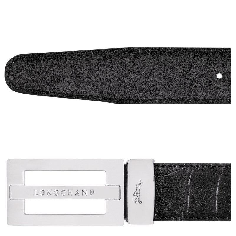 Longchamp Delta Box Belt Negras | AG2169038