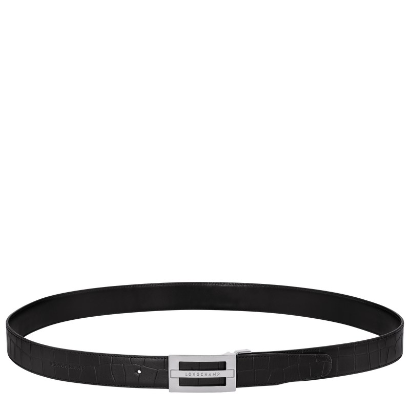 Longchamp Delta Box Belt Negras | AG2169038