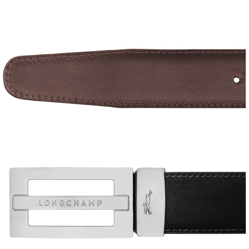 Longchamp Delta Box Belt Negras | GH5028169