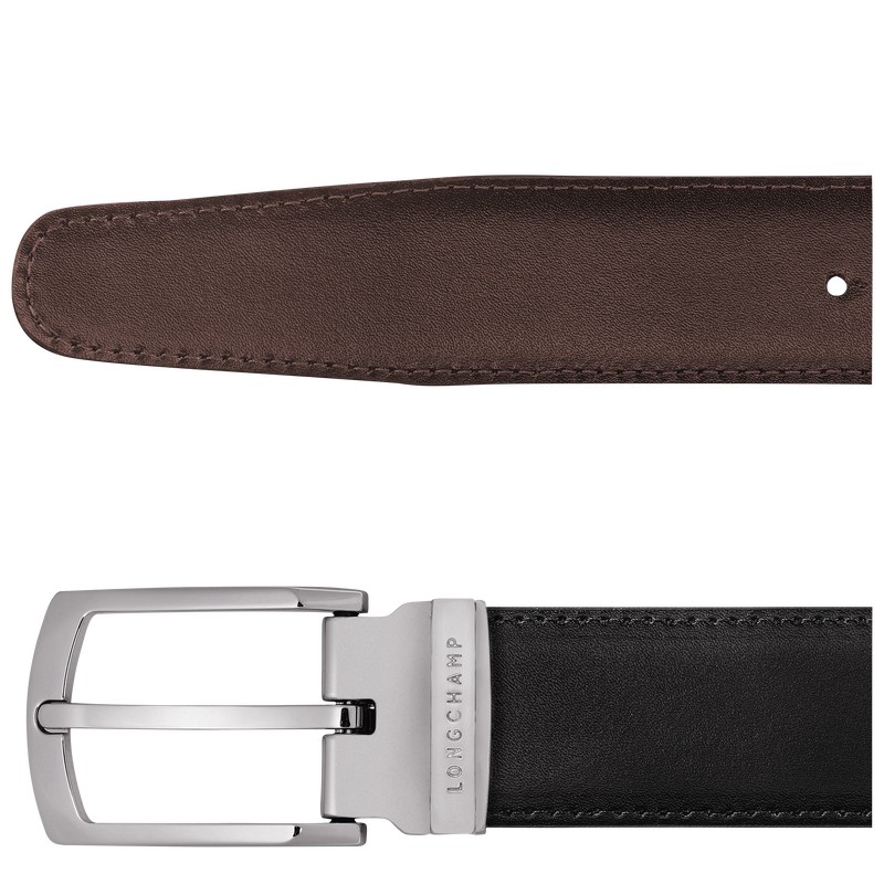 Longchamp Delta Box Belt Negras | IQ3485971