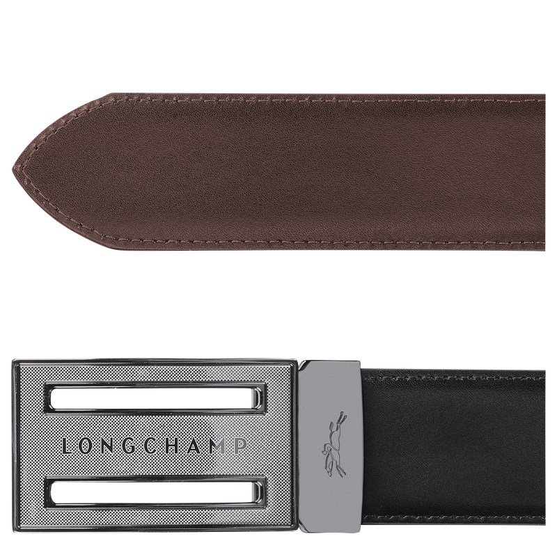 Longchamp Delta Box Belt Negras | IV7804369