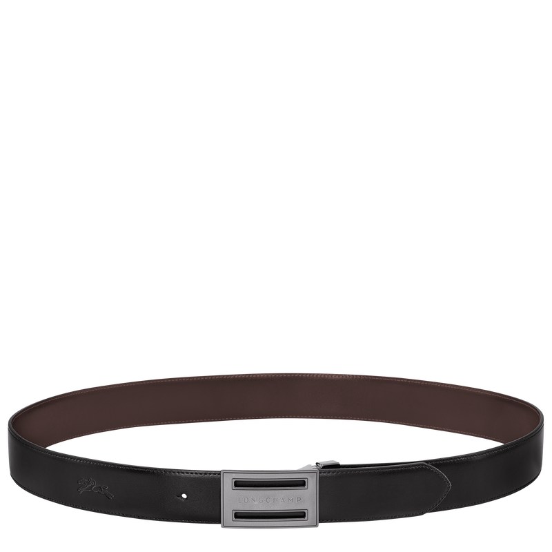 Longchamp Delta Box Belt Negras | IV7804369