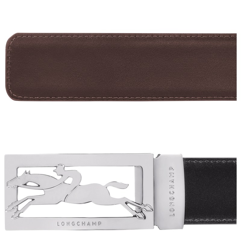 Longchamp Delta Box Belt Negras | YJ3210647