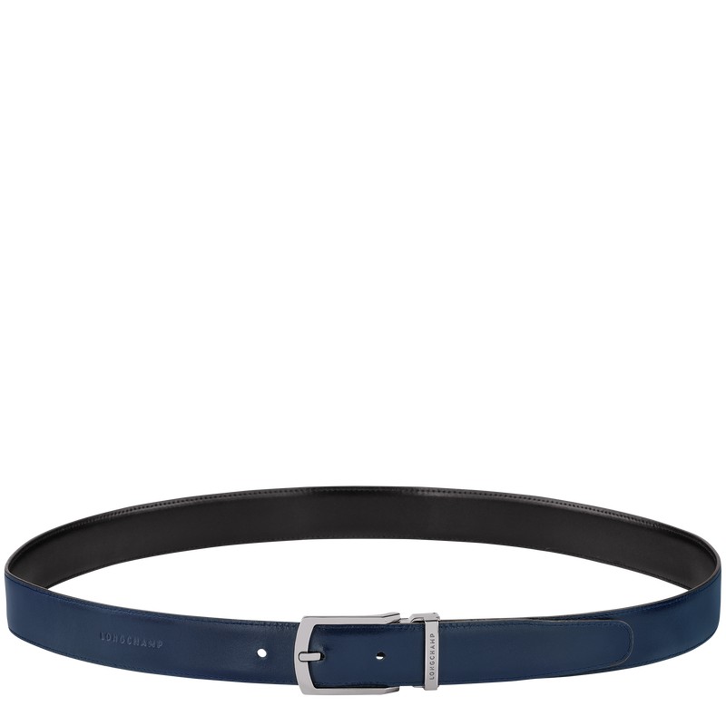 Longchamp Delta Box Belt Set Negras Azul Marino | TU5804926