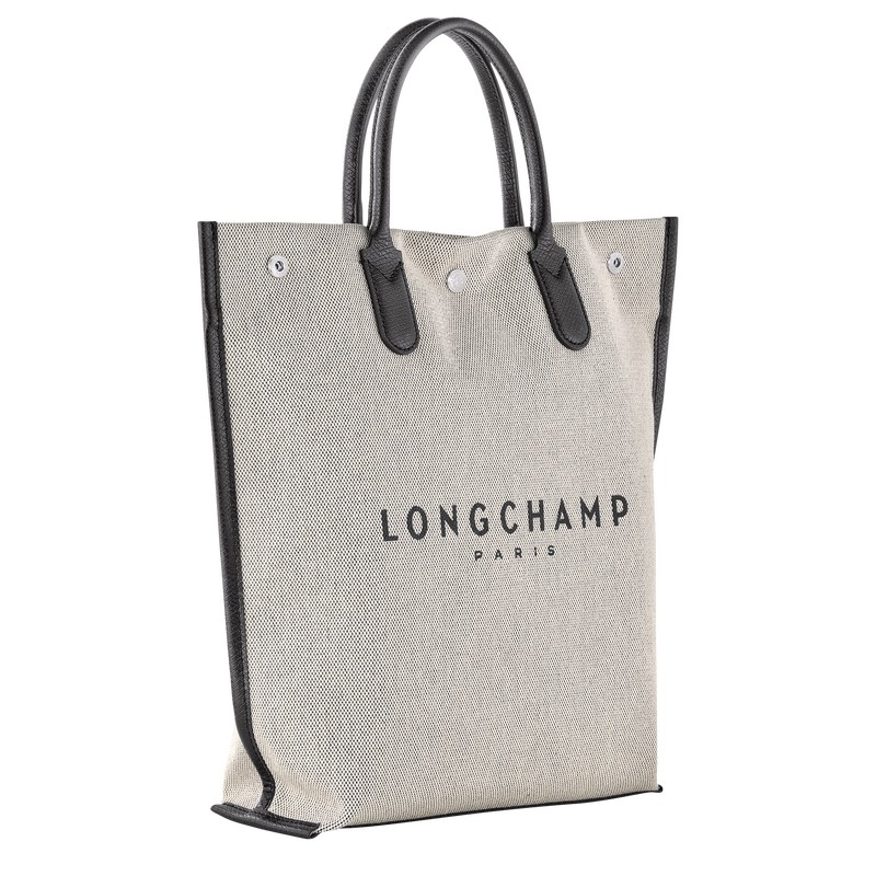 Longchamp Essential M Tote Bag Ecru | GD5817342