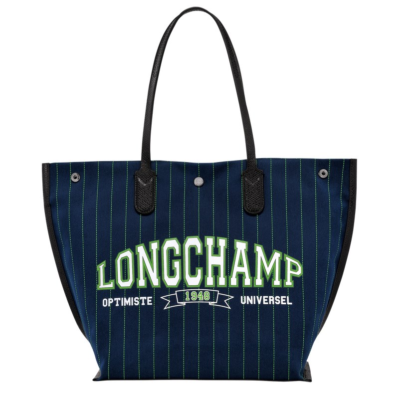 Longchamp Essential Tote Bag Azul Marino | UL8543921