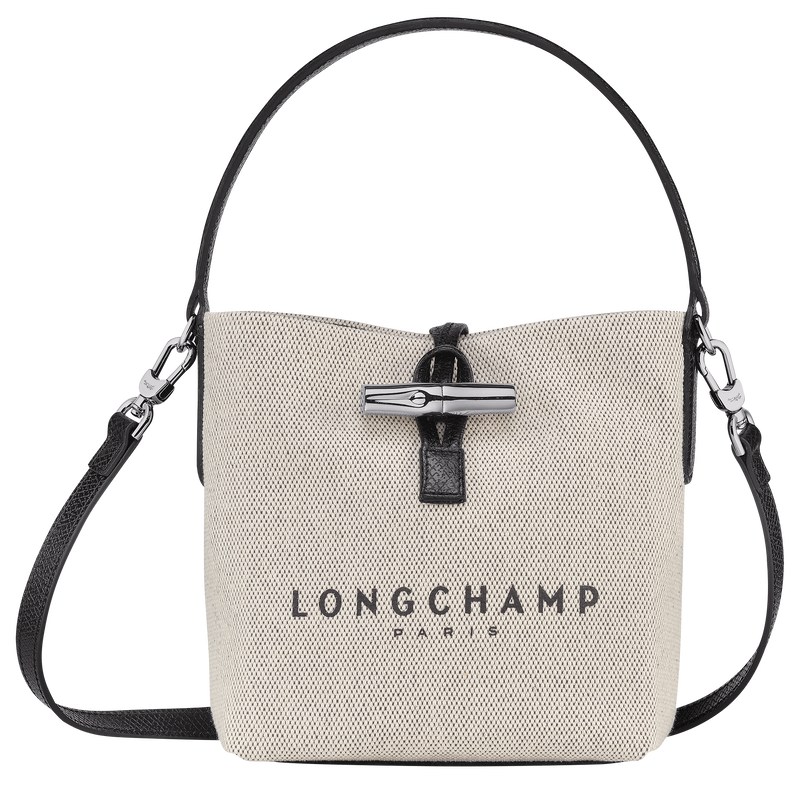 Longchamp Essential Xs Bucket Bag Ecru | VH3190287