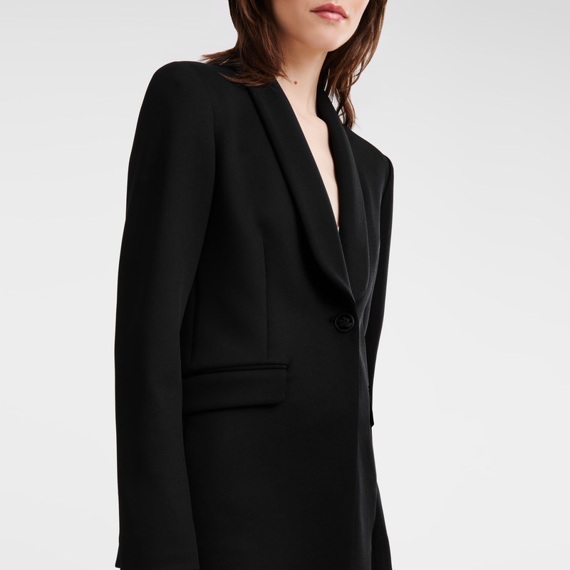 Longchamp Fitted Jacket Negras | AW8492730