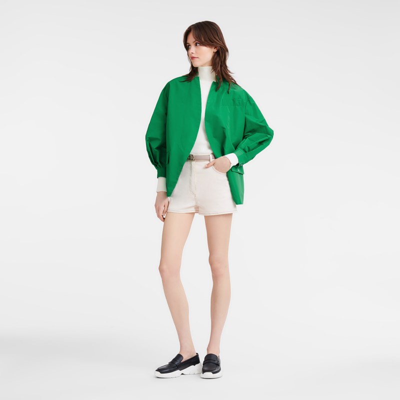 Longchamp Kimono Jacket Verde | TV3945270