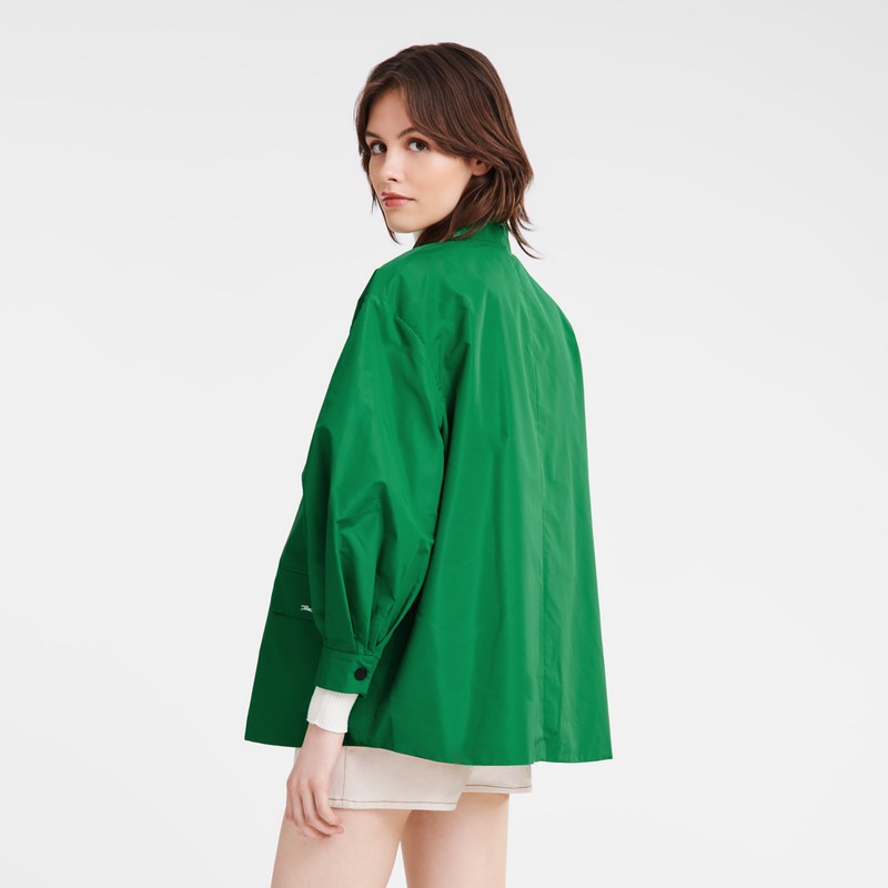 Longchamp Kimono Jacket Verde | TV3945270