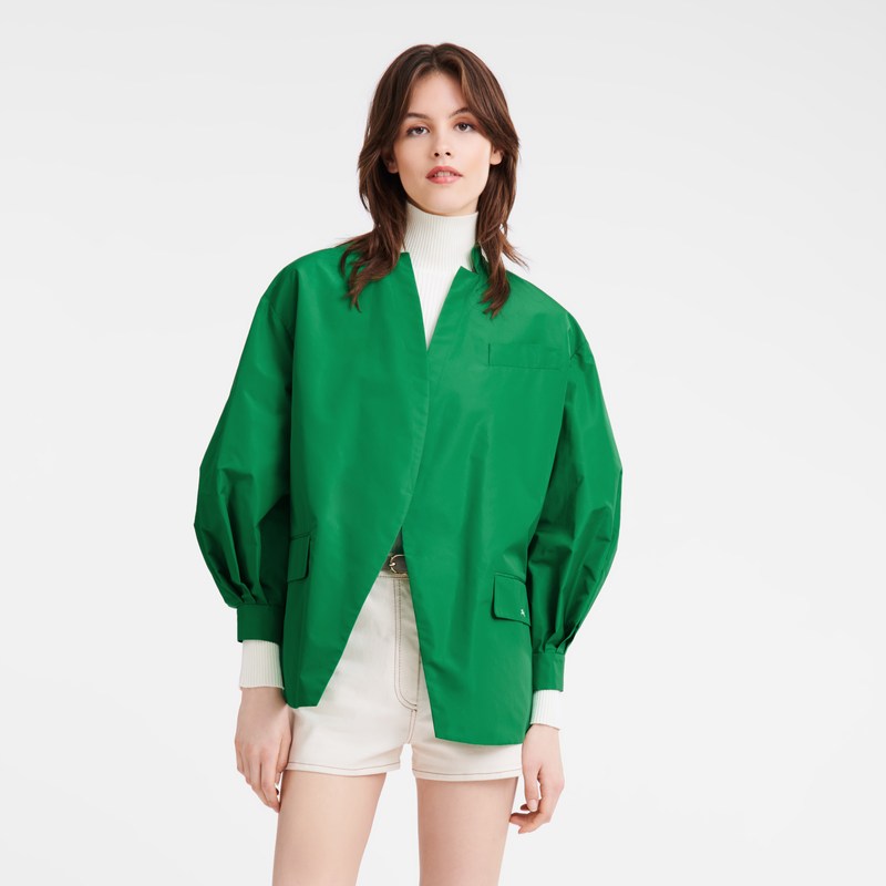 Longchamp Kimono Jacket Verde | TV3945270