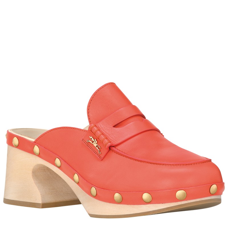 Longchamp La Cigale Clogs Strawberry | CL4395207