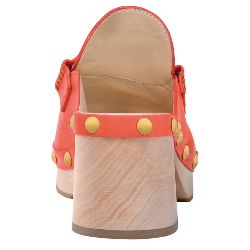 Longchamp La Cigale Clogs Strawberry | CL4395207