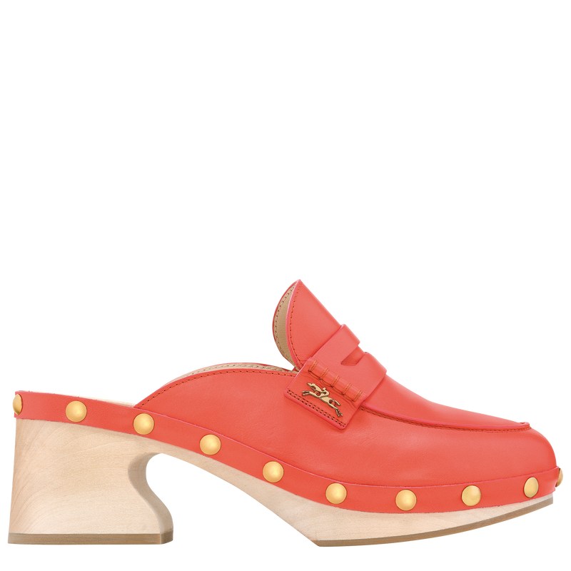 Longchamp La Cigale Clogs Strawberry | CL4395207