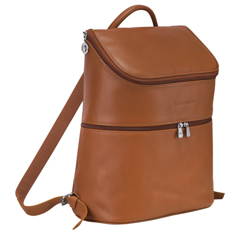 Longchamp Le Foulonné Backpack Caramel | DF1247380