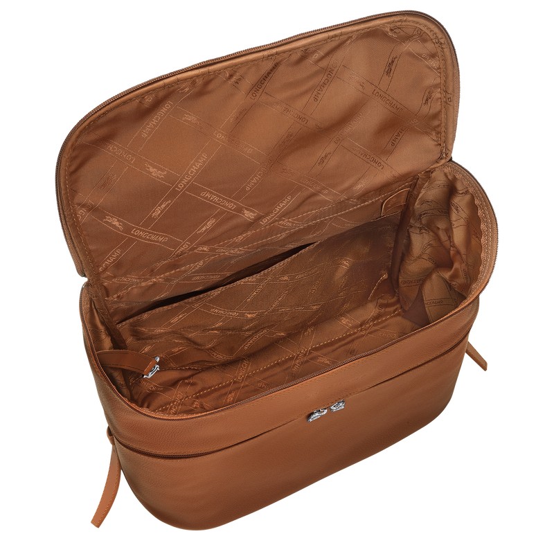 Longchamp Le Foulonné Backpack Caramel | DF1247380