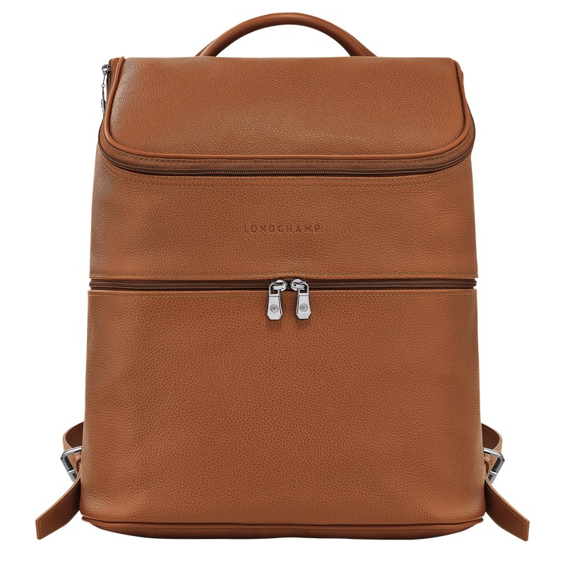 Longchamp Le Foulonné Backpack Caramel | DF1247380