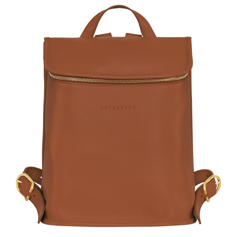 Longchamp Le Foulonné Backpack Caramel | FB9713650