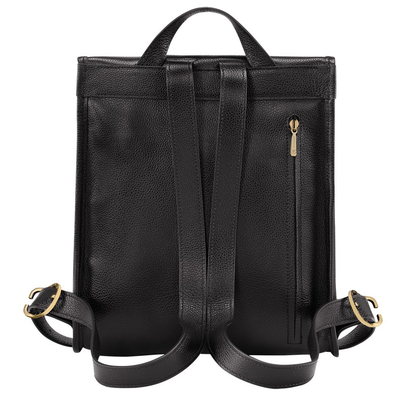 Longchamp Le Foulonné Backpack Negras | TY4259381