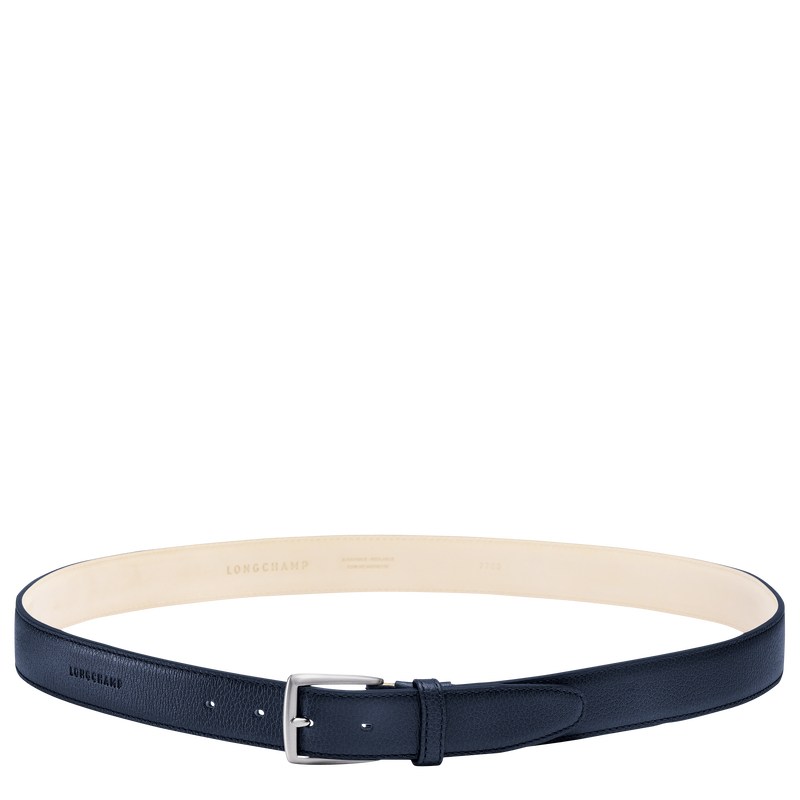 Longchamp Le Foulonné Belt Azul Marino | XJ5179634