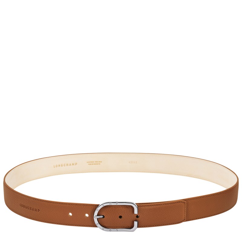 Longchamp Le Foulonné Belt Caramel | CO0291786