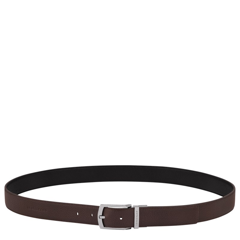 Longchamp Le Foulonné Belt Negras | OT6310849