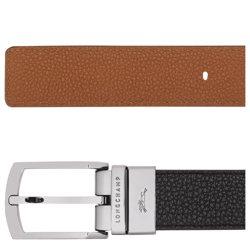 Longchamp Le Foulonné Belt Negras | PR5234689