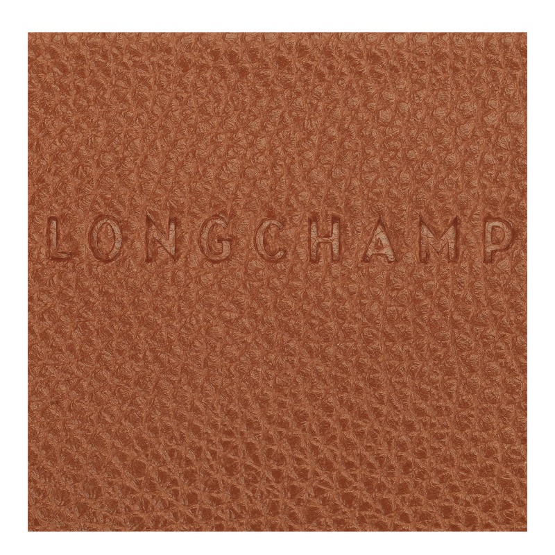 Longchamp Le Foulonné Card Holder Caramel | IV3185792