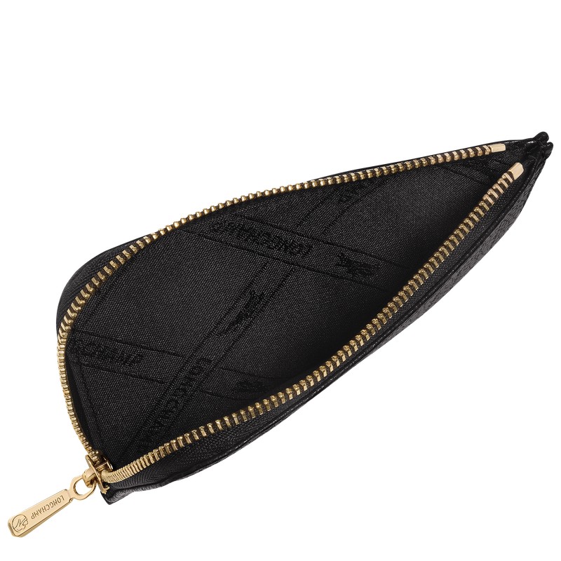 Longchamp Le Foulonné Card Holder Negras | IV5127893