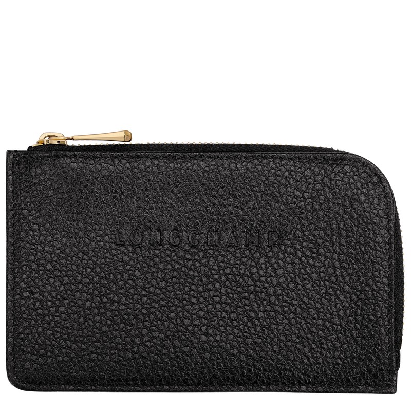 Longchamp Le Foulonné Card Holder Negras | IV5127893