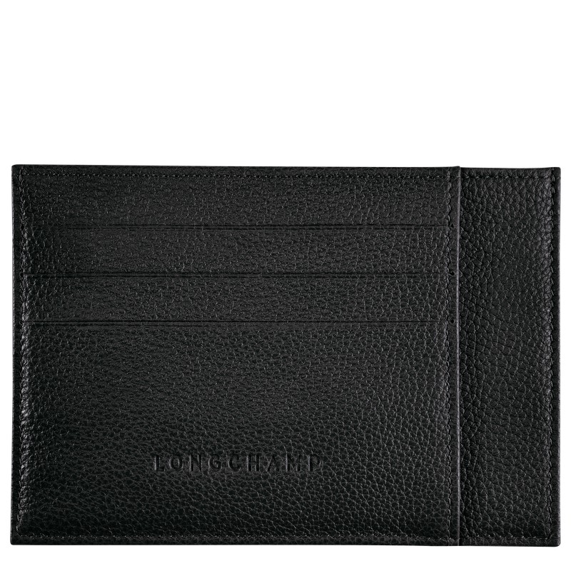 Longchamp Le Foulonné Card Holder Negras | XA2914765