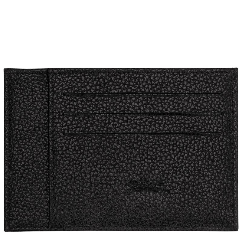 Longchamp Le Foulonné Card Holder Negras | WE2805697