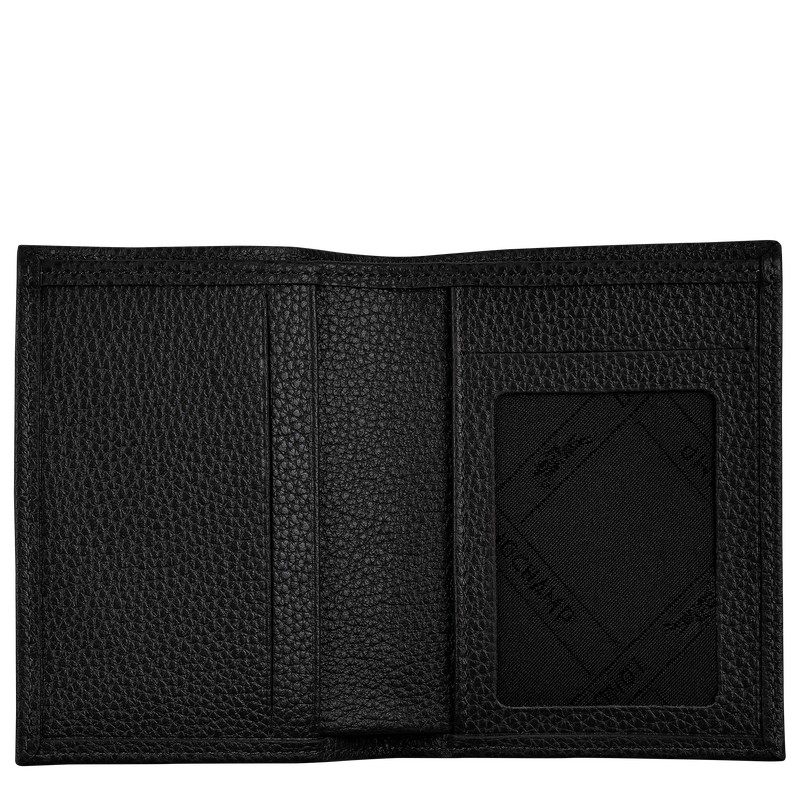 Longchamp Le Foulonné Card Holder Negras | RH3270486