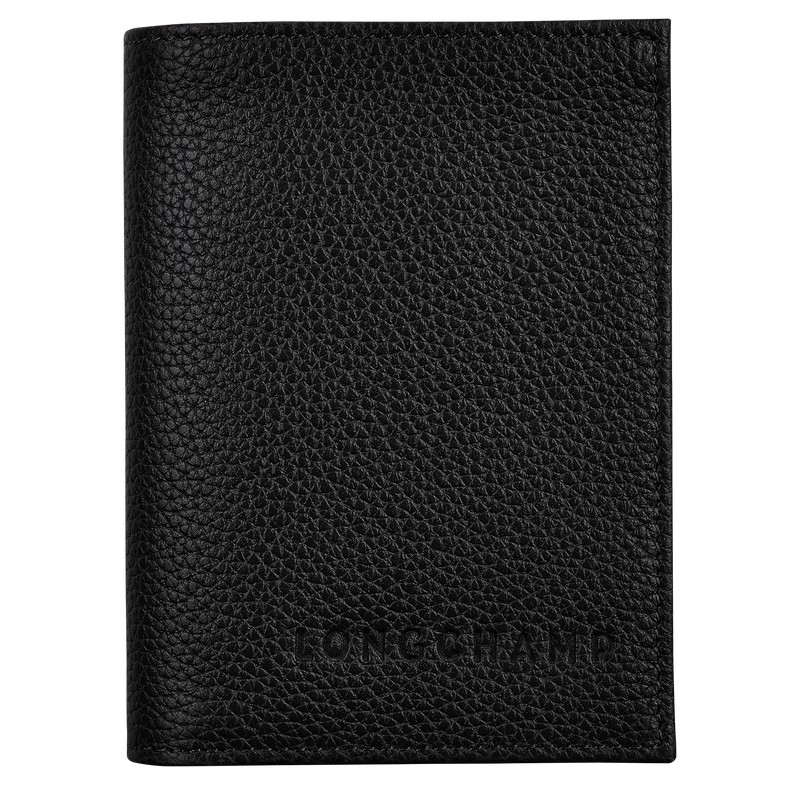 Longchamp Le Foulonné Card Holder Negras | RH3270486