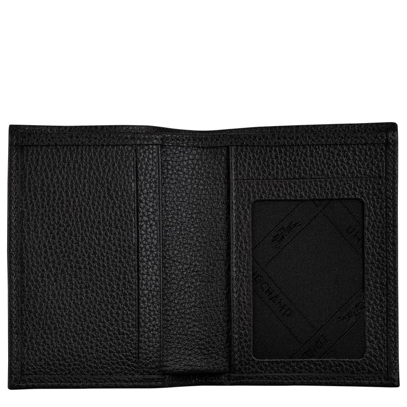 Longchamp Le Foulonné Card Holder Negras | TH9485320