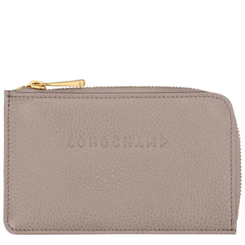 Longchamp Le Foulonné Card Holder Turtledove | ET6984730