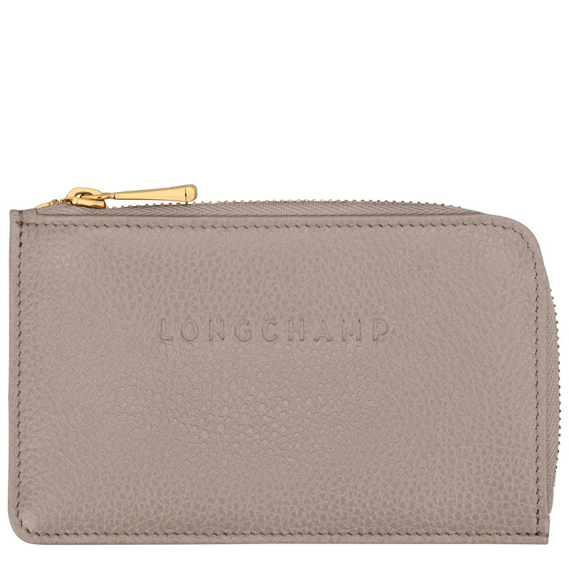 Longchamp Le Foulonné Card Holder Turtledove | BX4027851