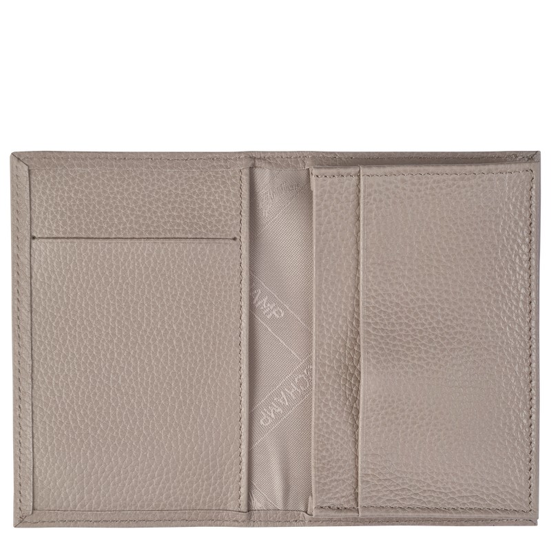 Longchamp Le Foulonné Card Holder Turtledove | SA5281430