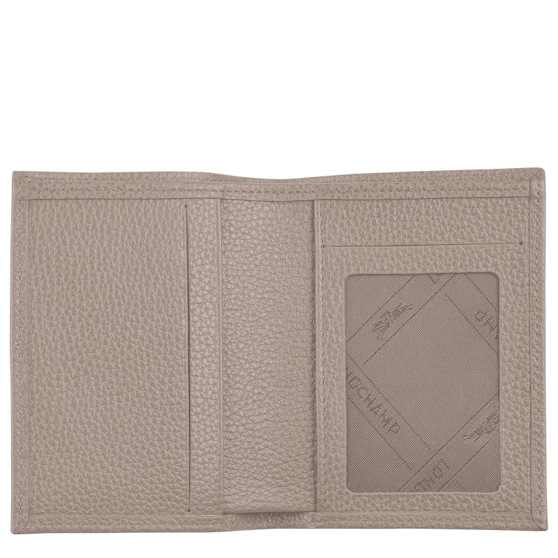 Longchamp Le Foulonné Card Holder Turtledove | XJ8106459