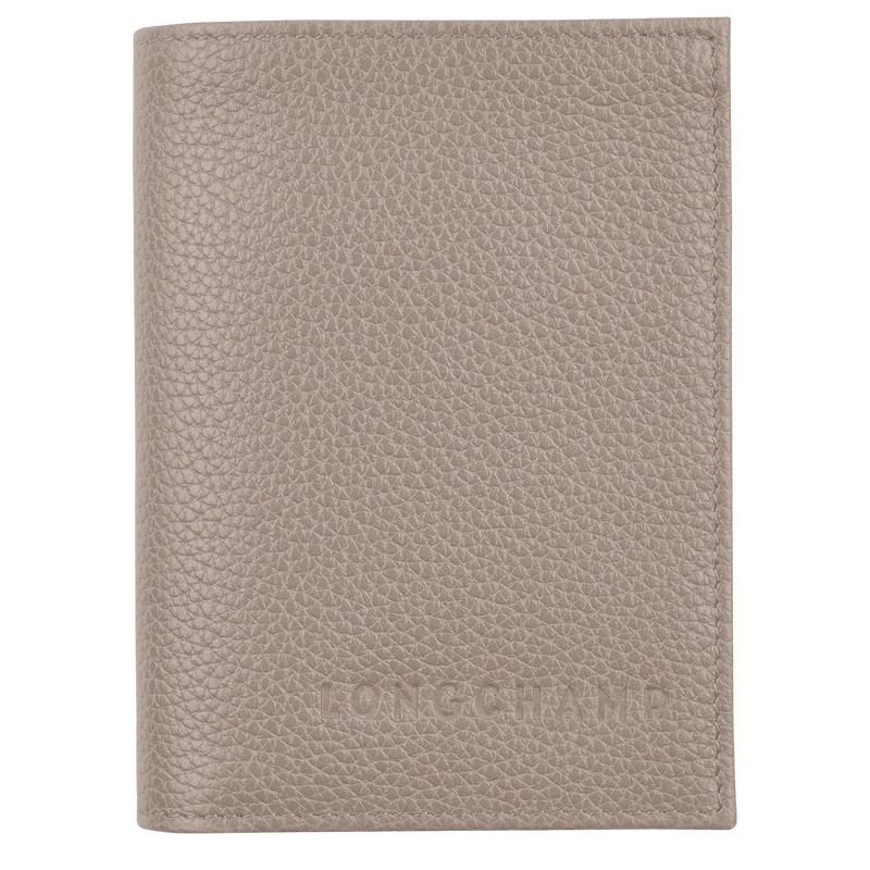 Longchamp Le Foulonné Card Holder Turtledove | XJ8106459