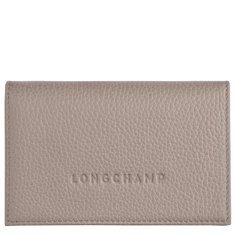 Longchamp Le Foulonné Card Holder Turtledove | GU9742653