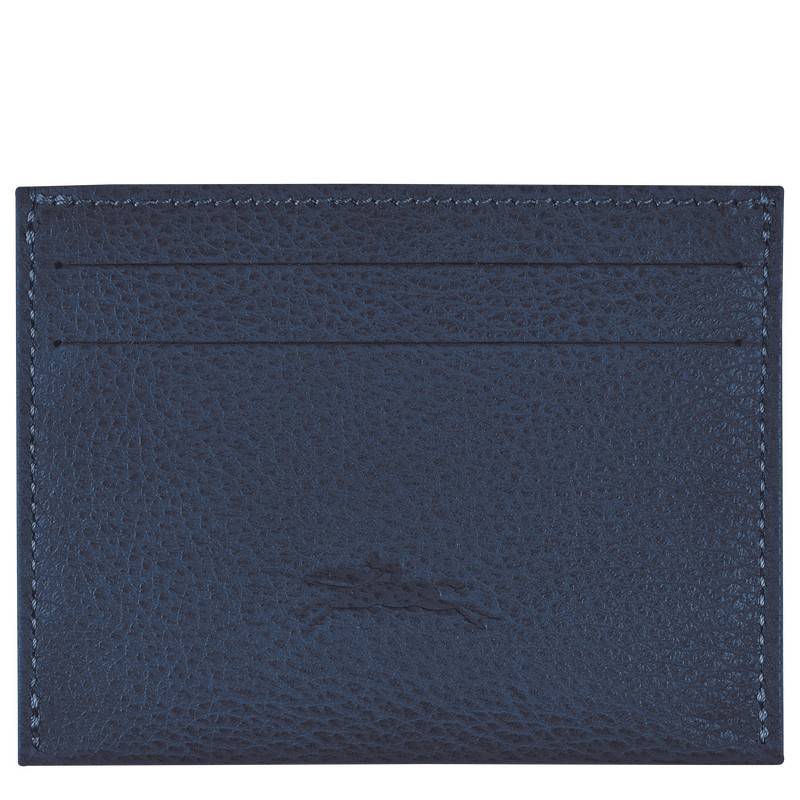 Longchamp Le Foulonné Cardholder Azul Marino | EL6179420