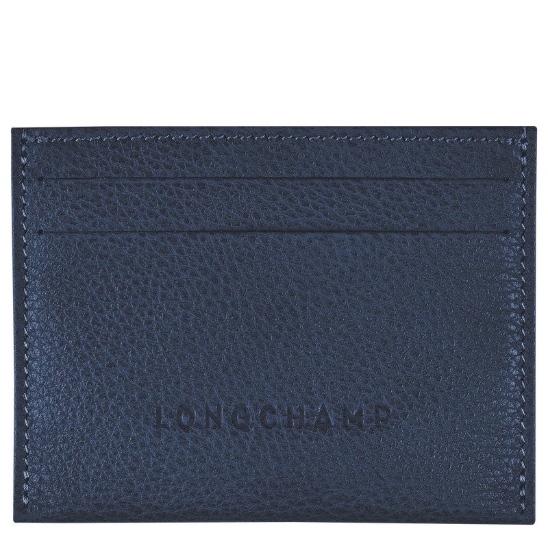 Longchamp Le Foulonné Cardholder Azul Marino | MT9208415