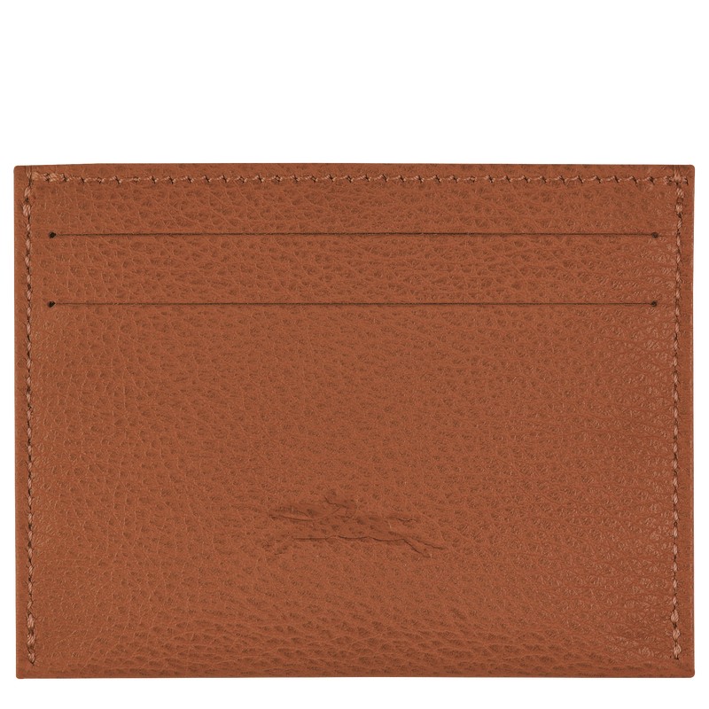 Longchamp Le Foulonné Cardholder Caramel | HZ4891506