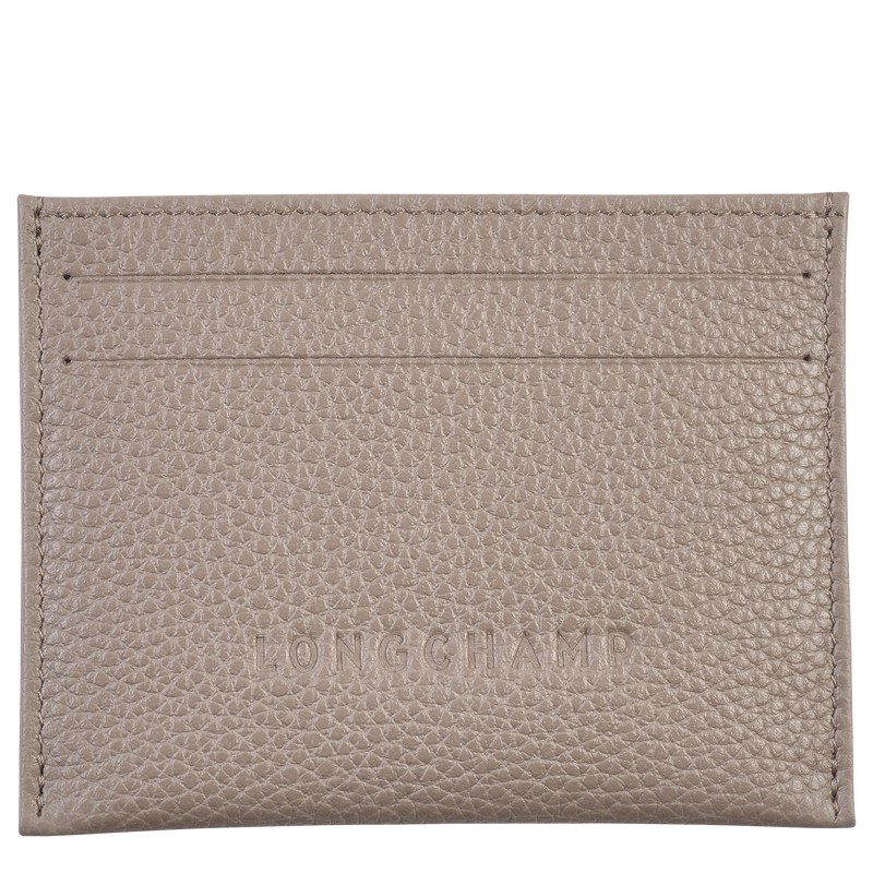 Longchamp Le Foulonné Cardholder Turtledove | CJ1075982