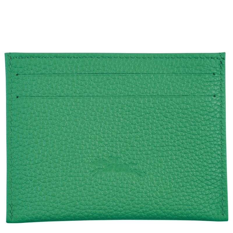 Longchamp Le Foulonné Cardholder Verde | FW9137426