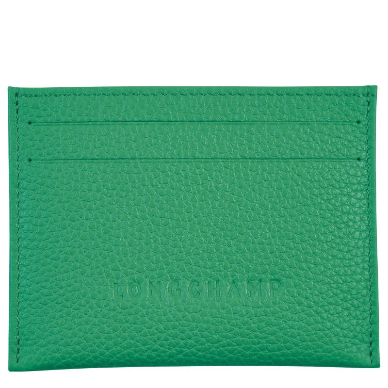 Longchamp Le Foulonné Cardholder Verde | FW9137426