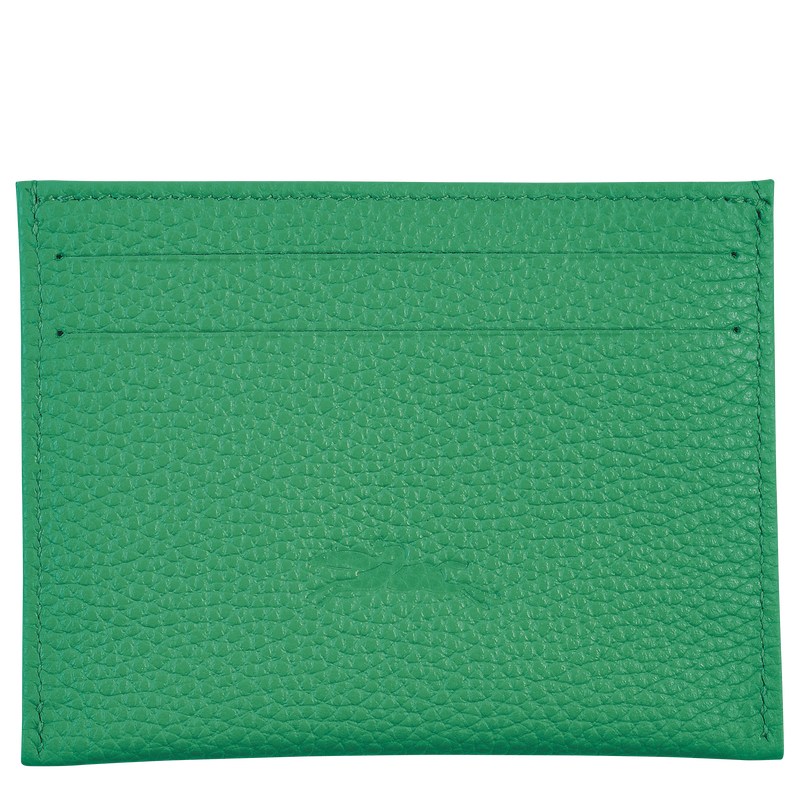 Longchamp Le Foulonné Cardholder Verde | PE4985273