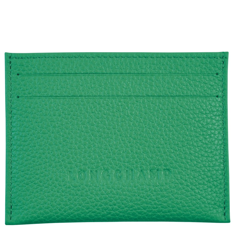 Longchamp Le Foulonné Cardholder Verde | PE4985273