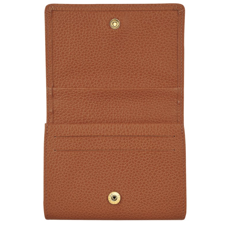 Longchamp Le Foulonné Coin Purse Caramel | WL5639802